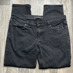 Big Star Womens Capella Mid Rise Skinny Black Jeans, size 32